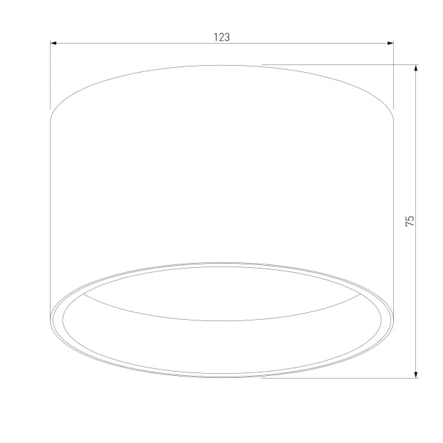 Точечный светильник Elektrostandard 25123/LED/(a058847) BANTI — черный, ракурс 4