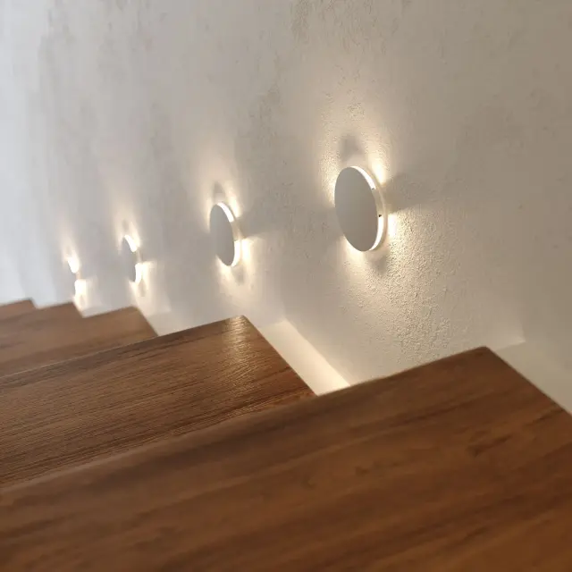 Встраиваемый в стену светильник Elektrostandard MRL LED 1119 белый/(a058913) STEP, ракурс 3