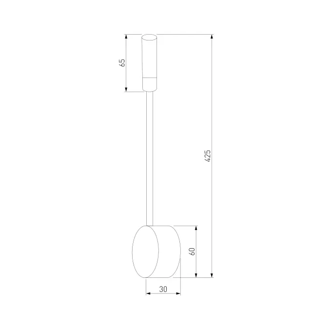 Бра Elektrostandard 40117/LED белый/(a058939) BARD, ракурс 4