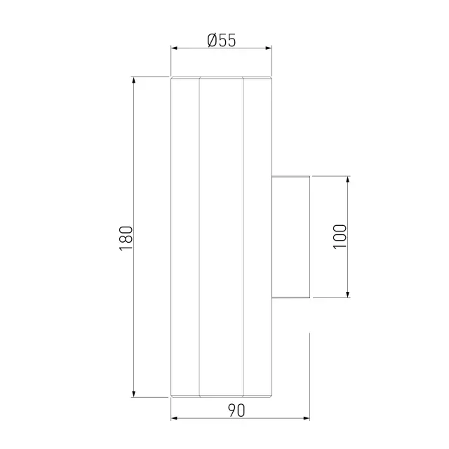 Бра Elektrostandard MRL 1017 черный/(a058986) RIBS, ракурс 5