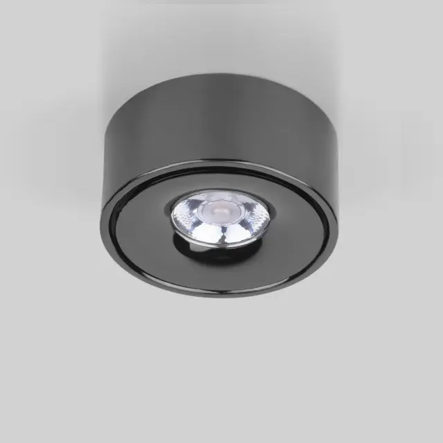 Точечный светильник Elektrostandard 25100/LED/(a059330) GLIDE — хром, ракурс 2