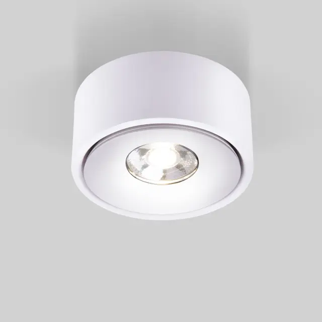 Точечный светильник Elektrostandard 25100/LED/(a059331) GLIDE — белый, ракурс 2