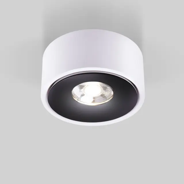 Точечный светильник Elektrostandard 25100/LED/(a059332) GLIDE — черный, ракурс 2