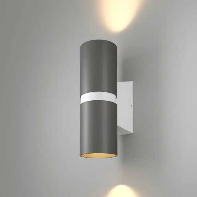 Уличный светильник Elektrostandard 35124/U серый/белый/(a060098) LIBERTY LED, ракурс 2
