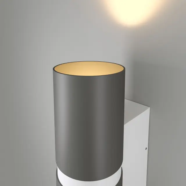 Уличный светильник Elektrostandard 35124/U серый/белый/(a060098) LIBERTY LED, ракурс 3