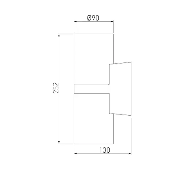 Уличный светильник Elektrostandard 35124/U серый/белый/(a060098) LIBERTY LED, ракурс 4