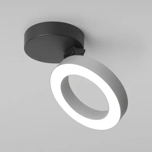 Точечный светильник Elektrostandard 25105/LED/(a060186) SPILA — черный, ракурс 3