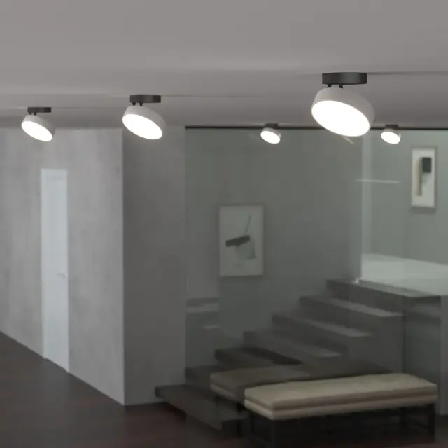 Точечный светильник Elektrostandard 25135/LED/(a060188) PILA — черный, ракурс 2