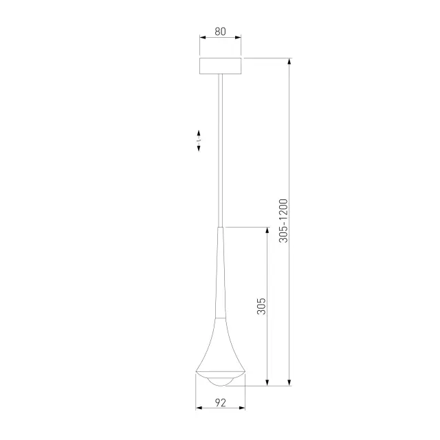 Светильник Elektrostandard 50211 LED/(a060353) HILL — белый, ракурс 4