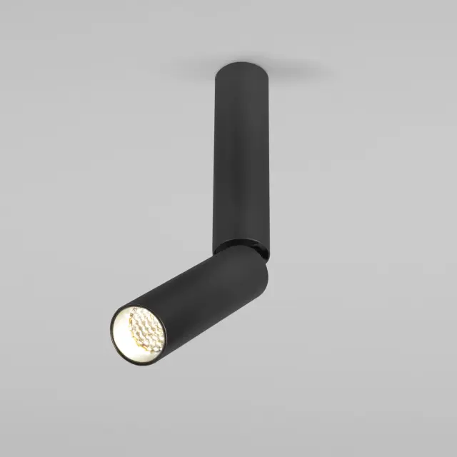 Точечный светильник Elektrostandard 25029/LED 6W 4200K чёрный/(a061109) PIKA — белый
