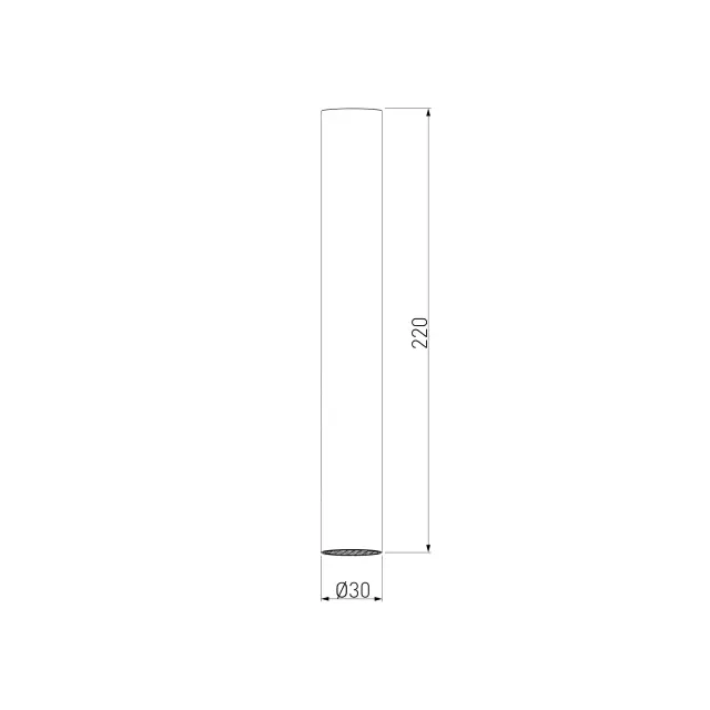 Точечный светильник Elektrostandard 25030/LED 6W 4200K серебро/(a061121) PIKA — серебряный, ракурс 3