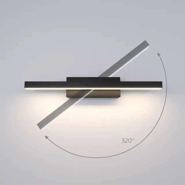 Подсветка для картин/зеркал Elektrostandard 40121/LED черный/(a061222) RINO, ракурс 2