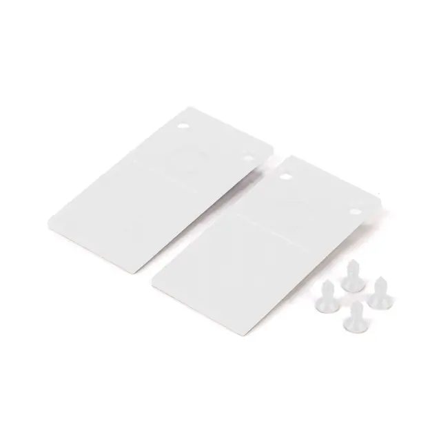 Slim Magnetic Заглушки для накладного шинопровода белые (2 шт.) 85089/00 — белый, ракурс 2