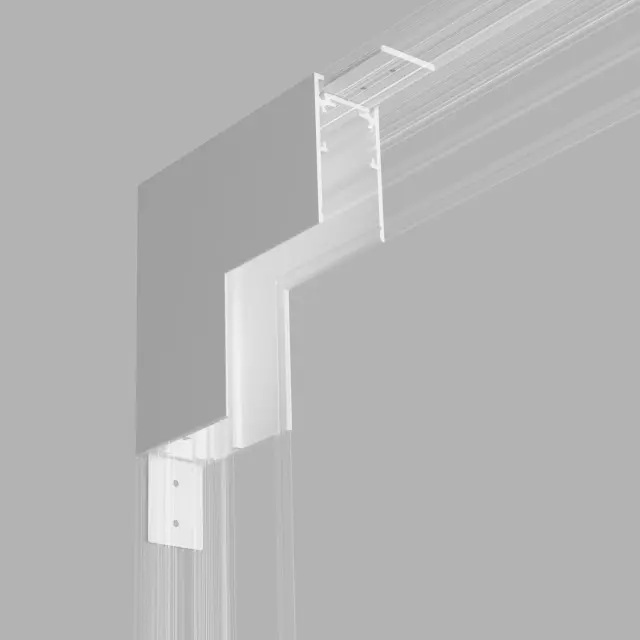 Slim Magnetic Коннектор угловой внутренний для накладного шинопровода (белый) 85091/00