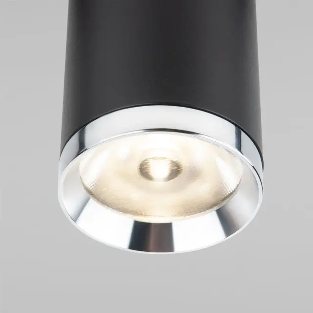 Slim Magnetic R06 Трековый светильник 10W 4200K Ringe черный/серебро 85506/01, ракурс 2