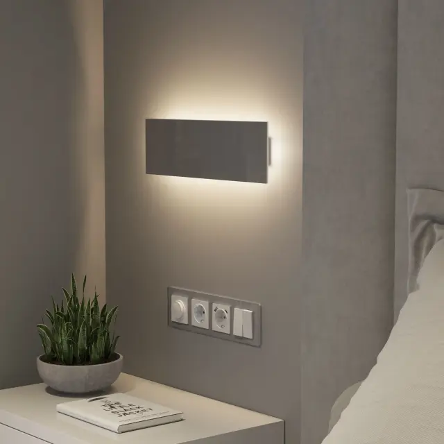 Бра Elektrostandard MRL LED 1125 дымчатый/(a061406) FAVORIT LIGHT — хром, ракурс 3