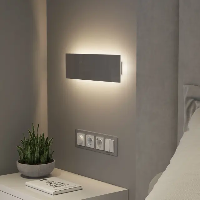 Бра Elektrostandard MRL LED 1125 дымчатый/(a061406) FAVORIT LIGHT — хром, ракурс 4