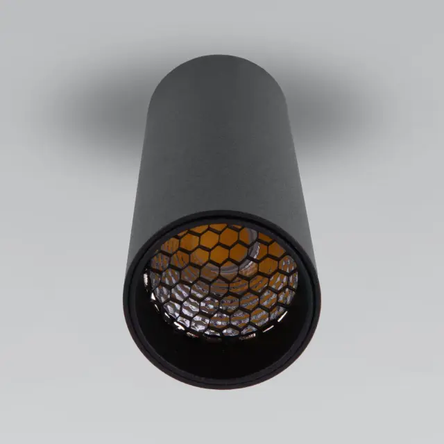 Точечный светильник Elektrostandard 25031/LED/(a061538) PIKA — черный, ракурс 3