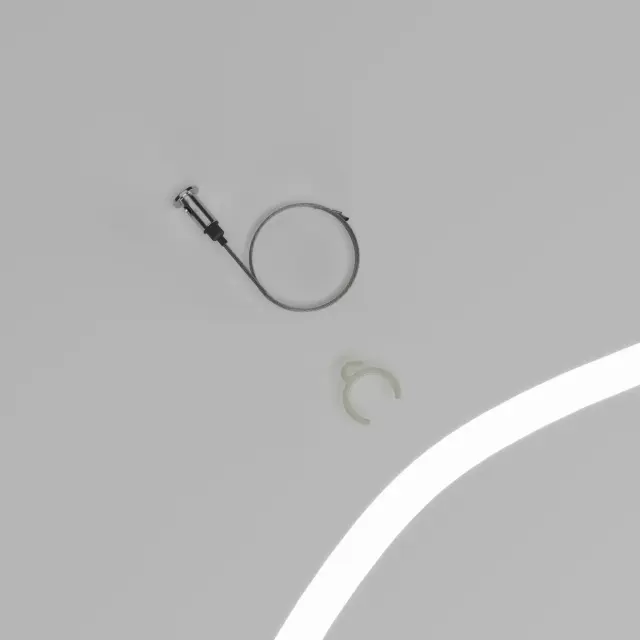 Slim Magnetic Набор для подвеса Full light (2м) 85098/00 — серебряный, ракурс 3