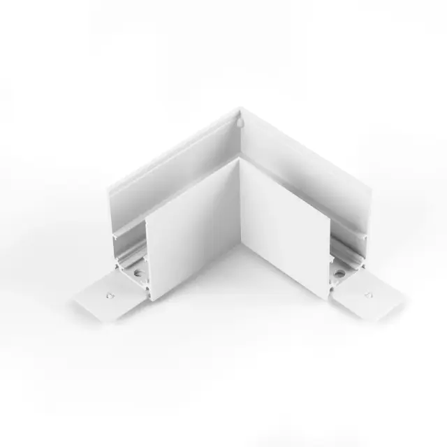 Slim Magnetic Коннектор угловой для накладного шинопровода белый 85090/11, ракурс 3