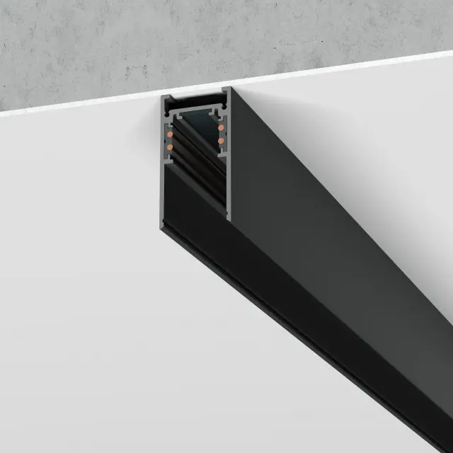Slim Magnetic Шинопровод накладной черный (3 м) 85127/00
