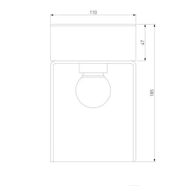 Уличный светильник Elektrostandard 35085/F черный/(a062521) ATRANI, ракурс 3