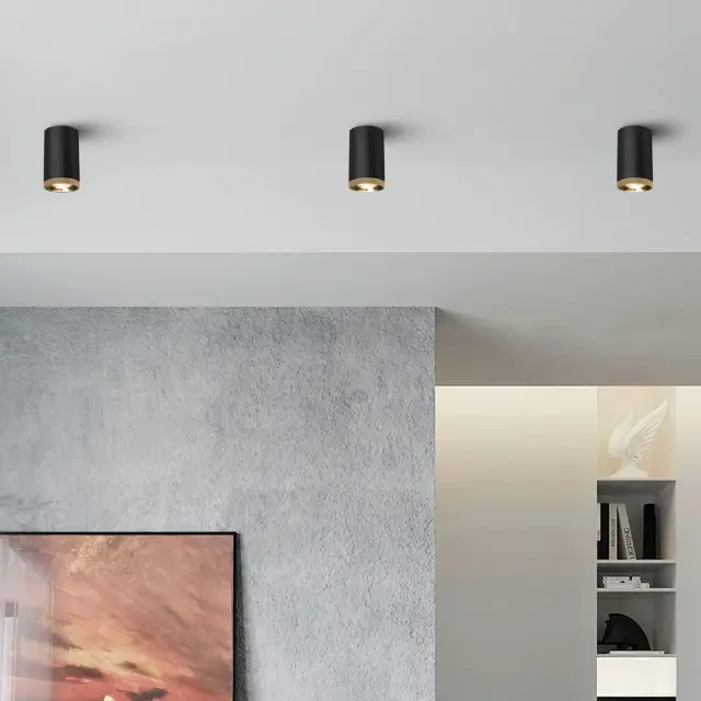 Точечный светильник Elektrostandard 25033/LED/(a062522) LEAD — черный, ракурс 3