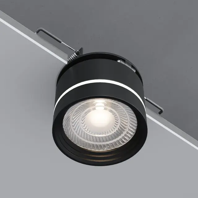 Точечный светильник Elektrostandard 25035/LED/(a062932) STARK — черный, ракурс 4