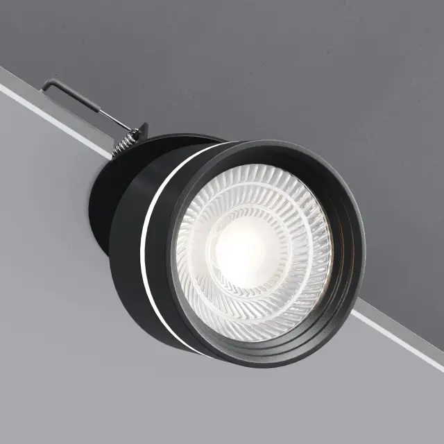 Точечный светильник Elektrostandard 25035/LED/(a062932) STARK — черный, ракурс 5
