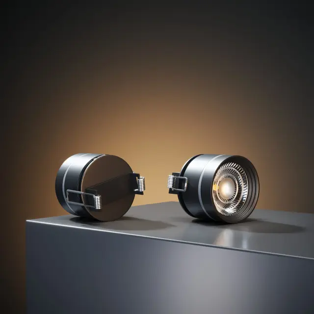Точечный светильник Elektrostandard 25035/LED/(a062932) STARK — черный, ракурс 6