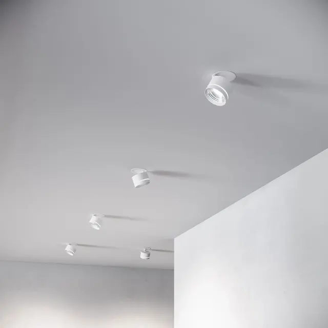 Точечный светильник Elektrostandard 25035/LED/(a062933) STARK — белый, ракурс 2