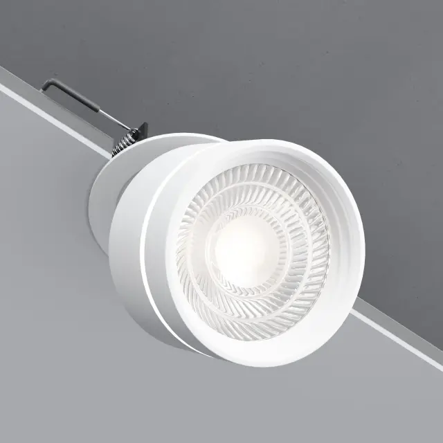 Точечный светильник Elektrostandard 25035/LED/(a062933) STARK — белый, ракурс 4