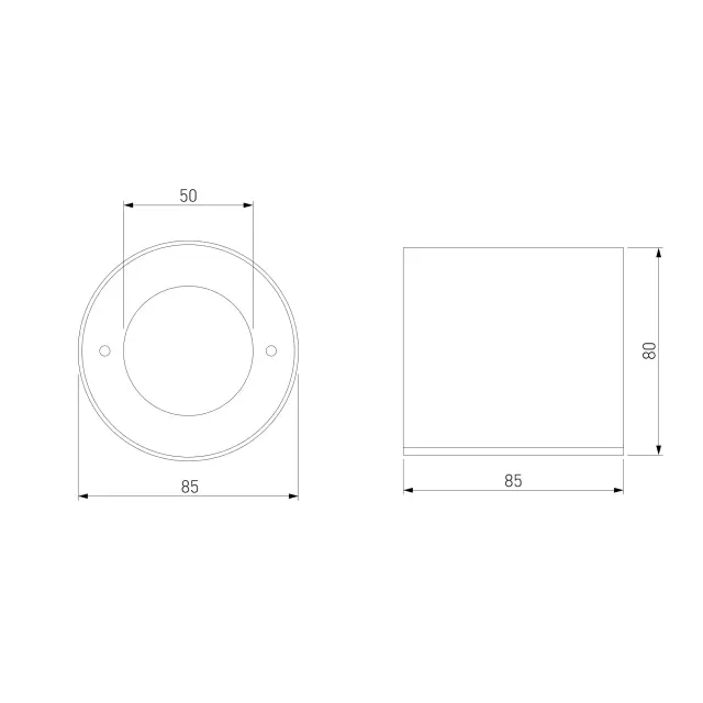 Точечный светильник Elektrostandard 25041/LED/(a062934) ORSA — белый, ракурс 5