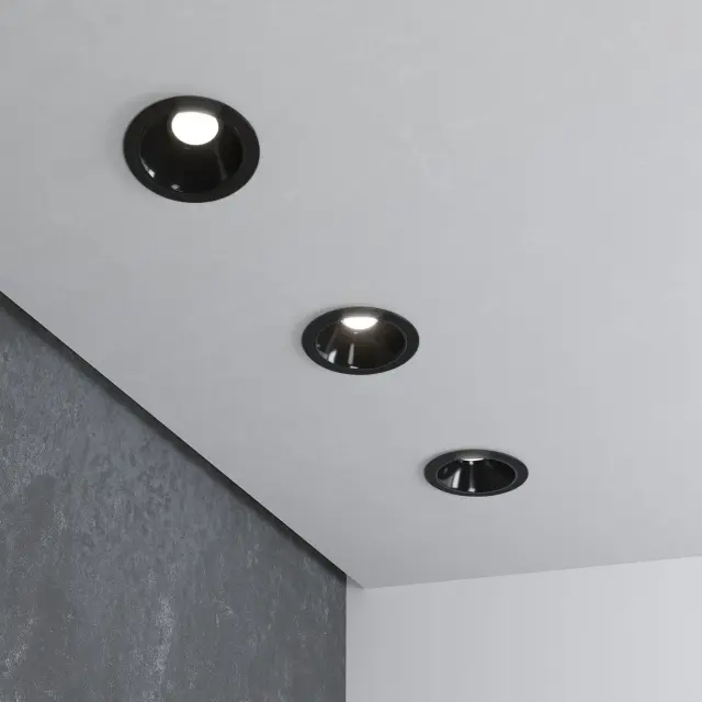 Точечный светильник Elektrostandard 25081/LED/(a062936) OSTI — черный, ракурс 2