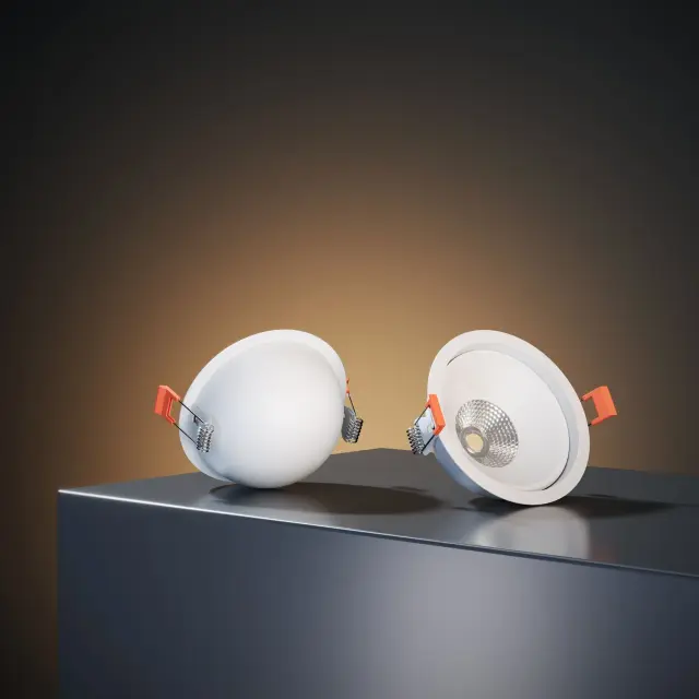 Точечный светильник Elektrostandard 25083/LED/(a062943) SLIDE — белый, ракурс 4