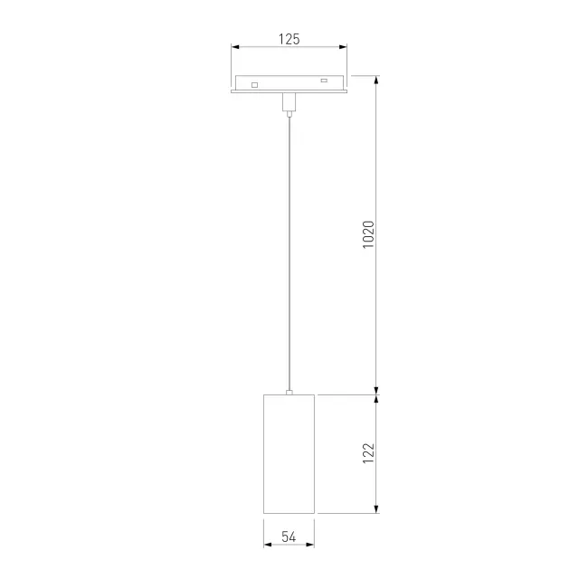 Slim Magnetic Трековый светильник 15W 4200K Amend чёрный 85520/01 — черный, ракурс 6