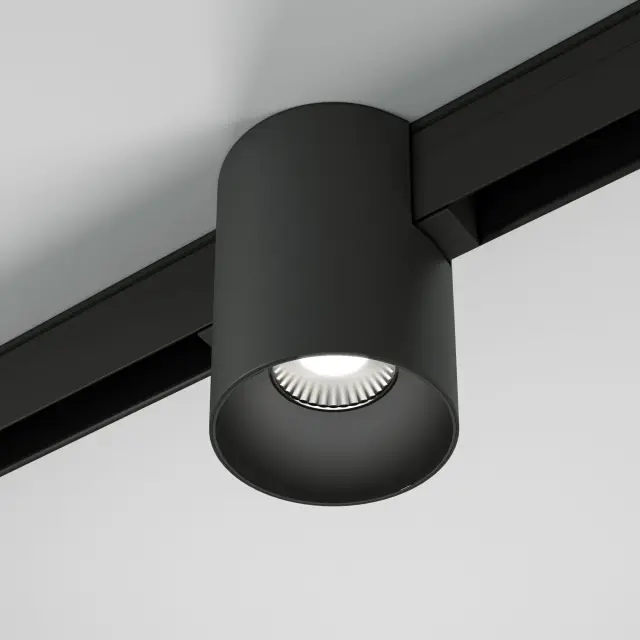 Slim Magnetic Трековый светильник 12W 4200K Solo чёрный 85054/01 — черный