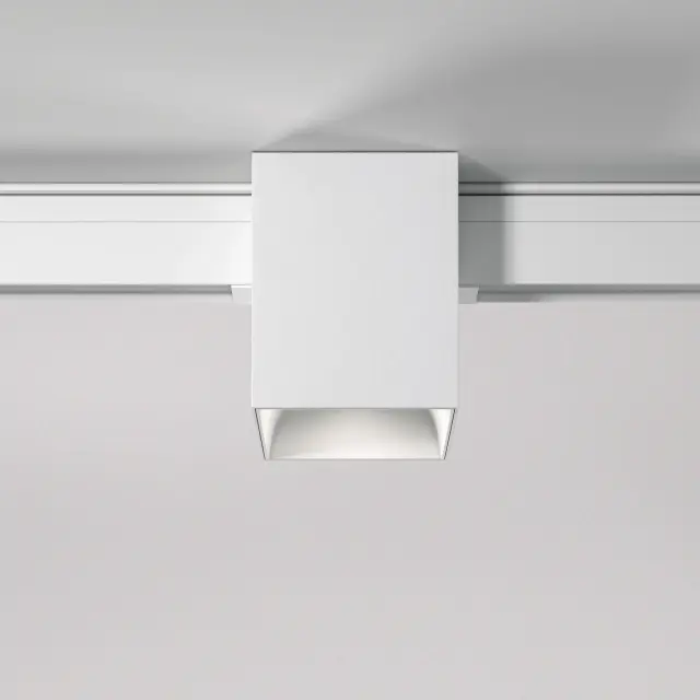 Slim Magnetic Трековый светильник 12W 4200K Solo белый 85055/01, ракурс 2