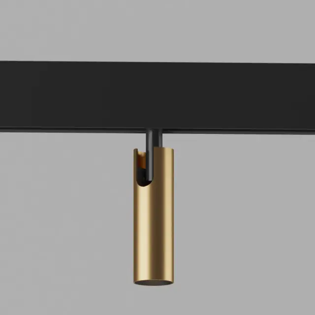 Умный трековый светильник 7W 2700-6500K Dim Cubo Slim Magnetic 85070/01 — черный, ракурс 2