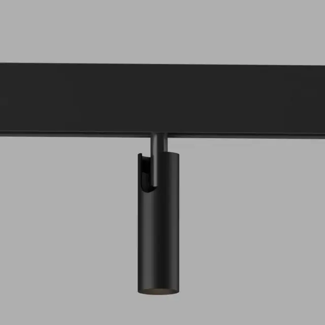 Умный трековый светильник 7W 2700-6500K Dim Cubo Slim Magnetic 85070/01 — черный, ракурс 2