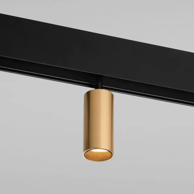 Умный трековый светильник 5W 2700-6500K Dim Cantors Slim Magnetic 85071/01 — черный, ракурс 2