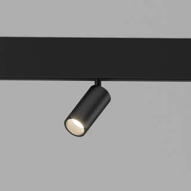 Умный трековый светильник 5W 2700-6500K Dim Cantors Slim Magnetic 85071/01 — черный, ракурс 2