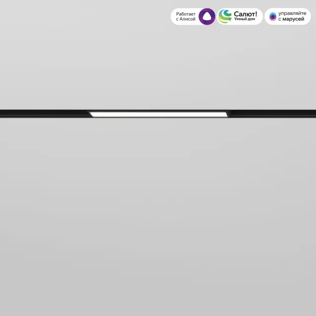 Умный трековый светильник 10W 2700-6500K Dim L01 Slim Magnetic 85076/01 — черный, ракурс 2