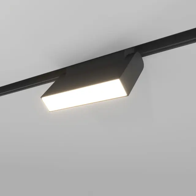 Умный трековый светильник 6W 2700-6500K Dim Kos Slim Magnetic 85081/01 — черный, ракурс 2