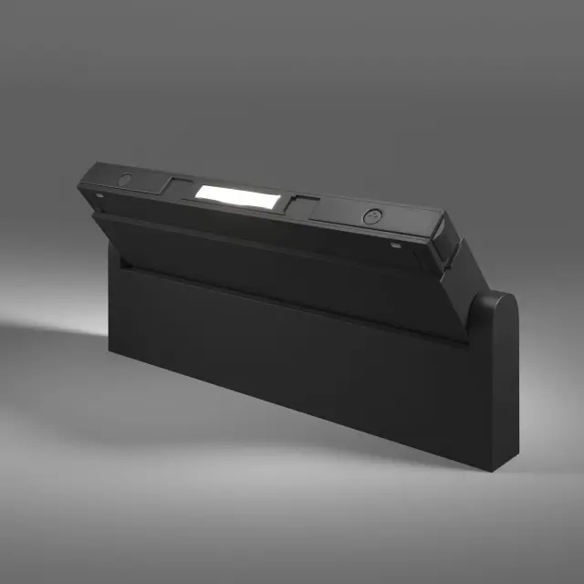 Slim Magnetic Трековый светильник 12W 4200K Kos чёрный 85085/01 — черный, ракурс 3