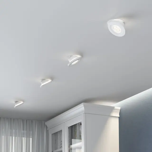 Точечный светильник Elektrostandard 25084/LED/(a063674) SURF — белый, ракурс 4