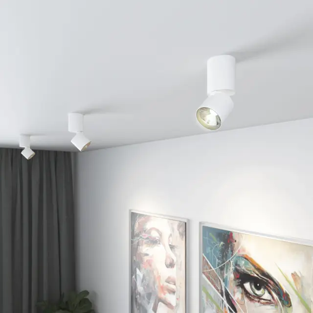 Точечный светильник Elektrostandard 25042/LED/(a063679) SENS — белый, ракурс 5