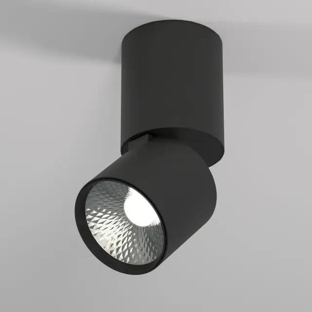Точечный светильник Elektrostandard 25042/LED/(a063680) SENS — черный, ракурс 3