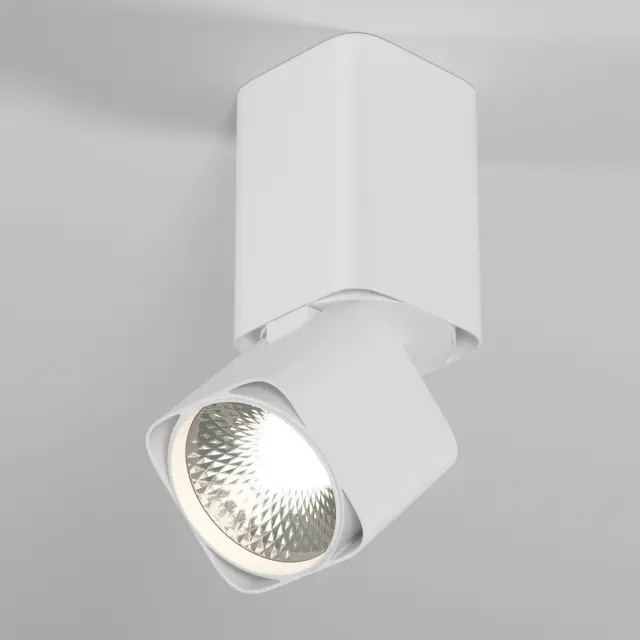 Точечный светильник Elektrostandard 25043/LED/(a063681) CUBUS — белый