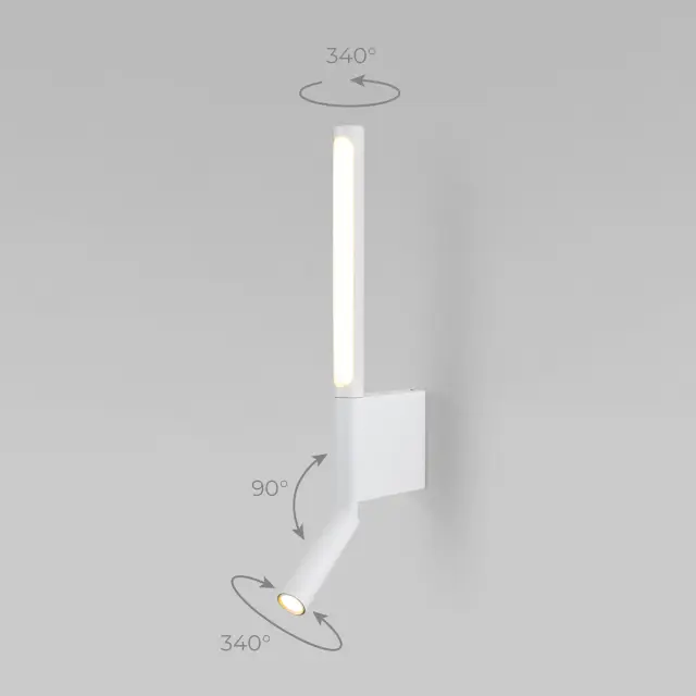Бра Elektrostandard 40111/LED белый/(a063690) SARCA, ракурс 6